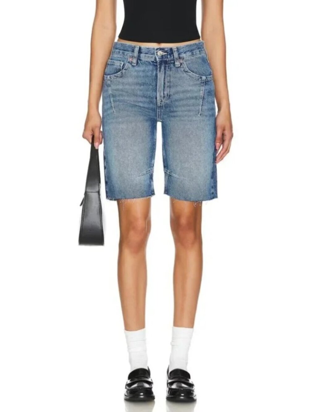 NWOT Free People Ghost Town High Rise Long Shorts size- 33